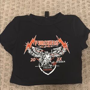 Black Graphic Kids T-Shirt